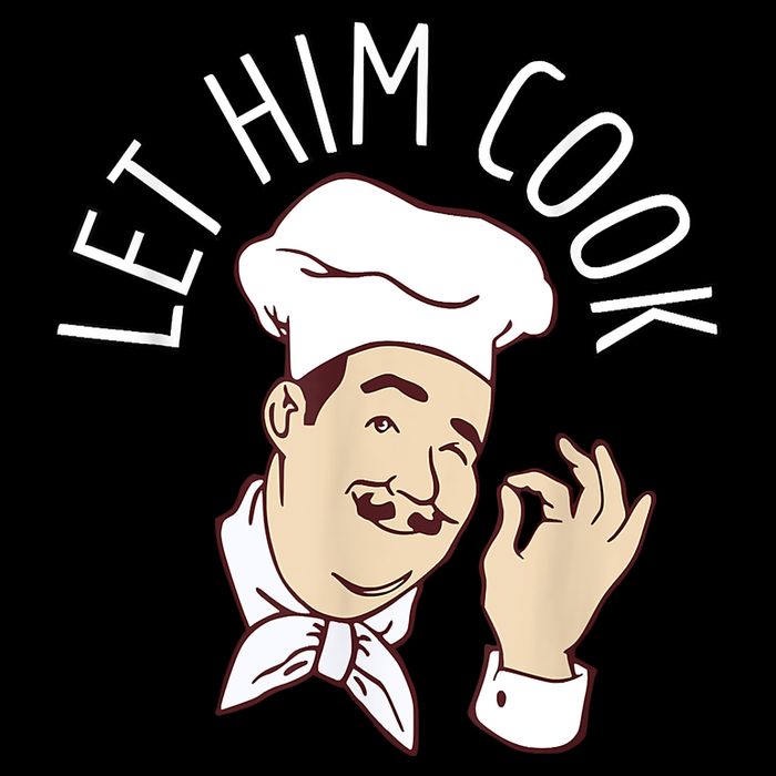 Let Him Cook Meme Short Acrylic Beanie