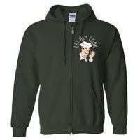 Let Him Cook Meme Full Zip Hoodie