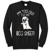 Lazy Halloween Costume Ghost Funny and Relatable Design Sweatshirt