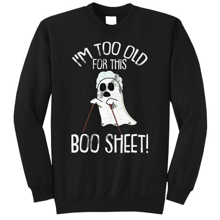 Lazy Halloween Costume Ghost Funny and Relatable Design Sweatshirt