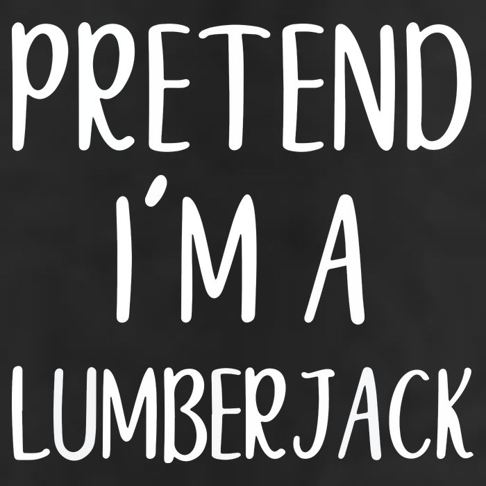 Lazy Halloween Costume Pretend I'm A Lumberjack Golf Towel