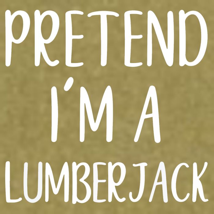 Lazy Halloween Costume Pretend I'm A Lumberjack Garment-Dyed Women's Muscle Tee