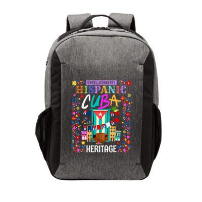 Latin Heritage Cuban Flag Outfit Idea For Women & Cuba Flag Vector Backpack