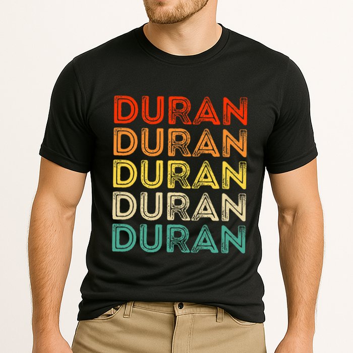 Love Heart D.U.R.A.N Vintage Style Black D.U.R.A.N Performance Shirt