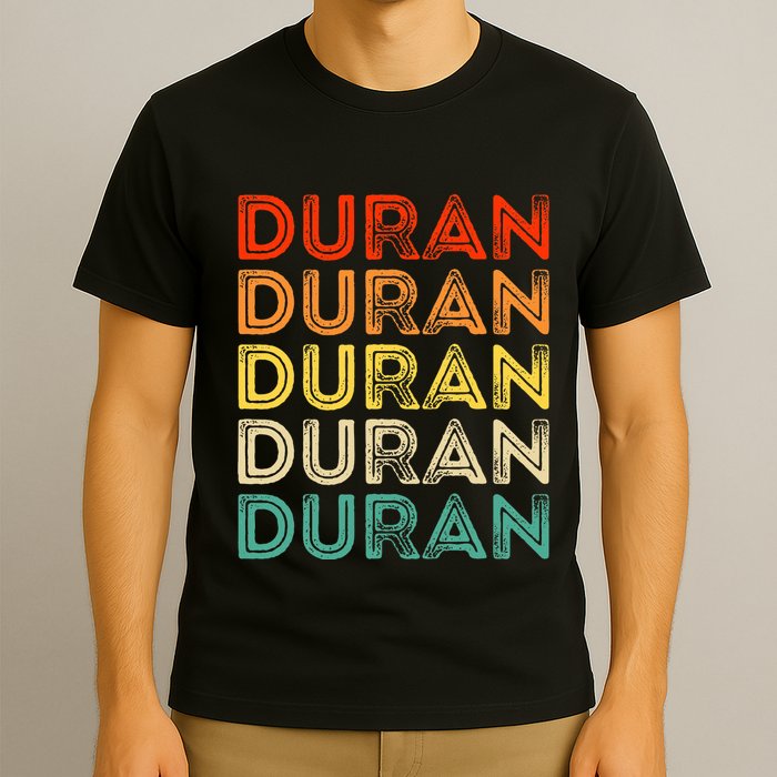 Love Heart D.U.R.A.N Vintage Style Black D.U.R.A.N T-Shirt