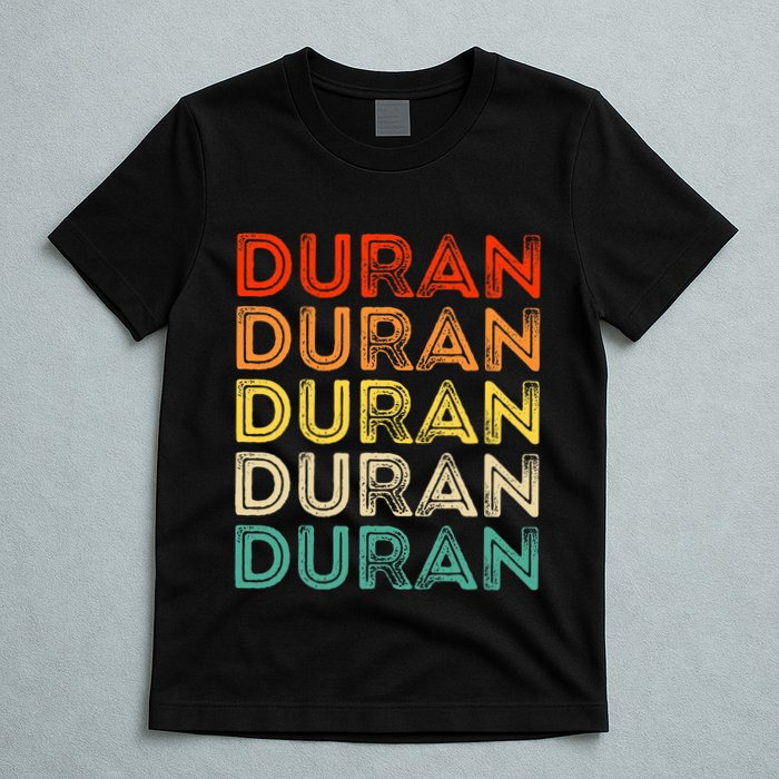 Love Heart D.U.R.A.N Vintage Style Black D.U.R.A.N T-Shirt