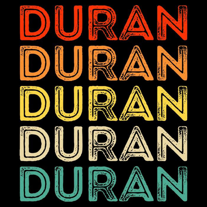 Love Heart D.U.R.A.N Vintage Style Black D.U.R.A.N Tall T-Shirt