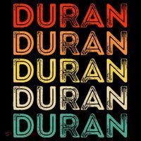 Love Heart D.U.R.A.N Vintage Style Black D.U.R.A.N Poster