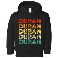 Love Heart D.U.R.A.N Vintage Style Black D.U.R.A.N Toddler Hoodie