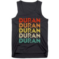 Love Heart D.U.R.A.N Vintage Style Black D.U.R.A.N Tank Top