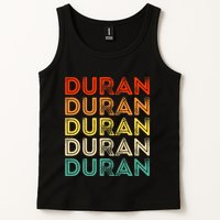 Love Heart D.U.R.A.N Vintage Style Black D.U.R.A.N Tank Top