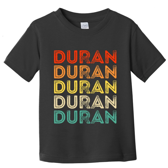 Love Heart D.U.R.A.N Vintage Style Black D.U.R.A.N Toddler T-Shirt