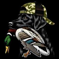 Labrador Hunting Dog With Duck Hello Hunting Season 16oz Travel Tumbler