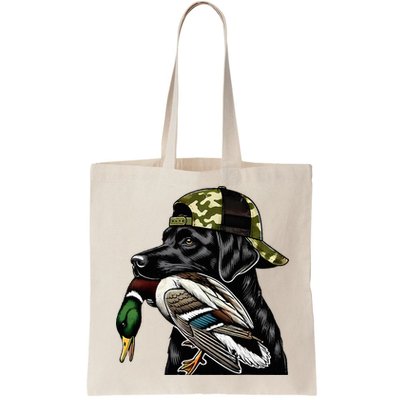 Labrador Hunting Dog With Duck Hello Hunting Season Bag