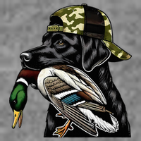Labrador Hunting Dog With Duck Hello Hunting Season Tall Sweatshirt