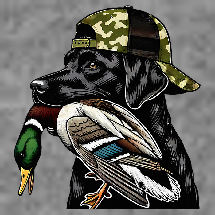Labrador Hunting Dog With Duck Hello Hunting Season Toddler Sweatshirt