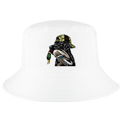 Labrador Hunting Dog With Duck Hello Hunting Season Cool Comfort Performance Bucket Hat