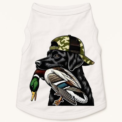 Labrador Hunting Dog With Duck Hello Hunting Season Doggie Tank