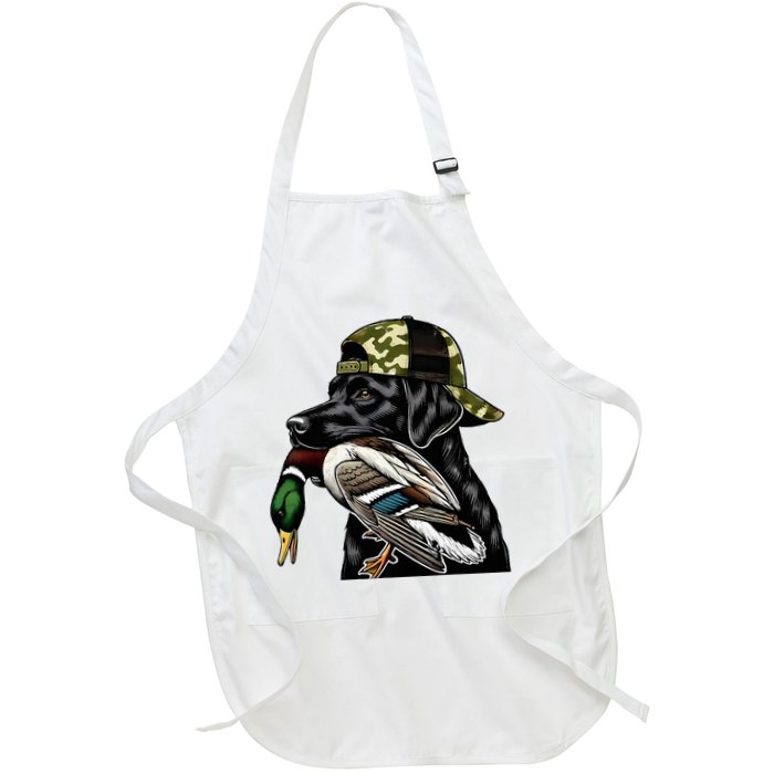 Labrador Hunting Dog With Duck Hello Hunting Season Apron