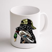 Labrador Hunting Dog With Duck Hello Hunting Season Mug