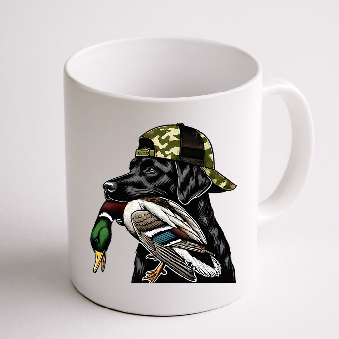 Labrador Hunting Dog With Duck Hello Hunting Season Mug