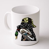 Labrador Hunting Dog With Duck Hello Hunting Season Mug