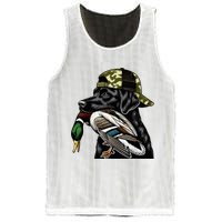 Labrador Hunting Dog With Duck Hello Hunting Season Mesh Reversible Basketball Jersey Tank