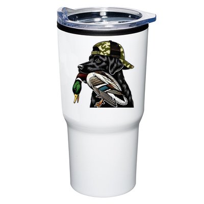 Labrador Hunting Dog With Duck Hello Hunting Season Tumbler