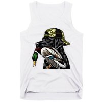 Labrador Hunting Dog With Duck Hello Hunting Season Tank Top