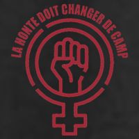 La Honte Doit Changer De Camp Feminist Gisele Pelicot Quote 7 Panel Mesh Trucker Snapback Hat