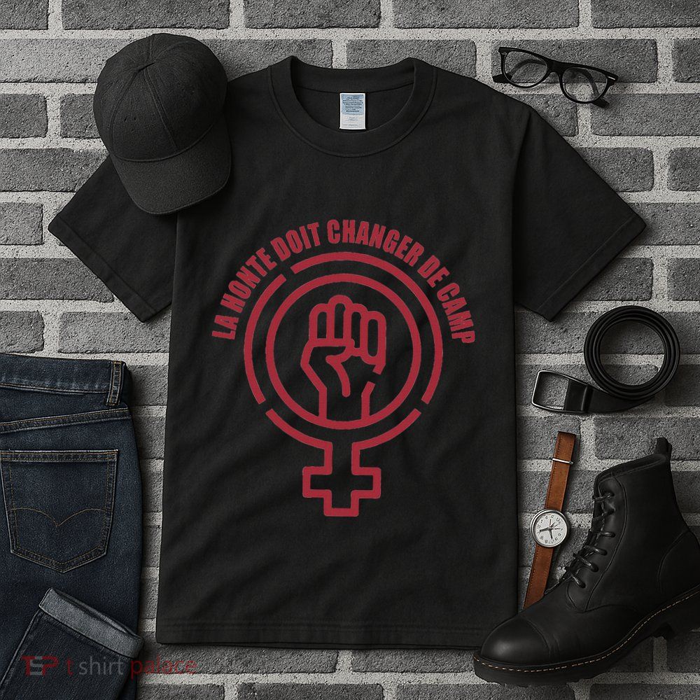 La Honte Doit Changer De Camp Feminist Gisele Pelicot Quote Tall T-Shirt