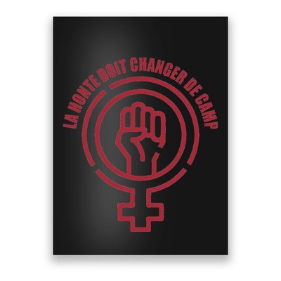 La Honte Doit Changer De Camp Feminist Gisele Pelicot Quote Poster