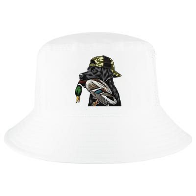 Labrador Hunting Dog With Duck Hello Hunting Season Cool Comfort Performance Bucket Hat