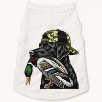 Labrador Hunting Dog With Duck Hello Hunting Season Doggie Tank