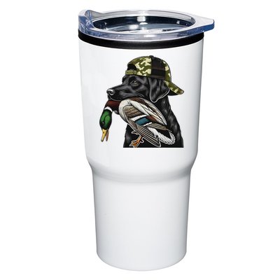 Labrador Hunting Dog With Duck Hello Hunting Season Tumbler