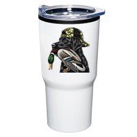 Labrador Hunting Dog With Duck Hello Hunting Season Tumbler
