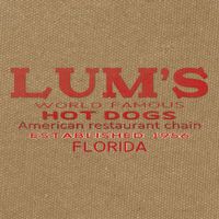 Lum Hot Dogs Florida 1956 Cotton Canvas Backpack