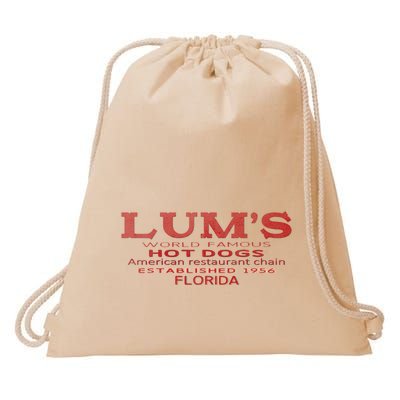 Lum Hot Dogs Florida 1956 Drawstring Bag