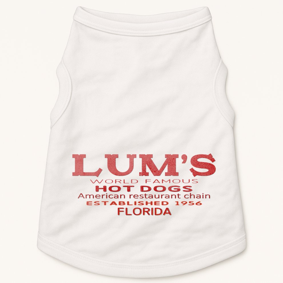 Lum Hot Dogs Florida 1956 Doggie Tank