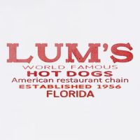 Lum Hot Dogs Florida 1956 Button