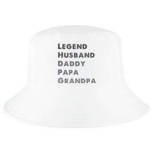 Legend Husband Daddy Pappa Grandpa Fathers Day Gift Cool Comfort Performance Bucket Hat