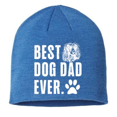 Long Haired Dachshund Daddy Dad Best Dog Dad Ever Gift Sustainable Beanie