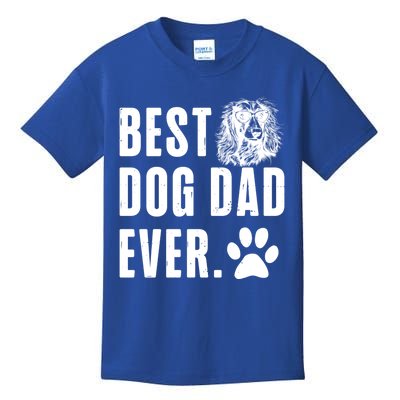 Long Haired Dachshund Daddy Dad Best Dog Dad Ever Gift Kids T-Shirt