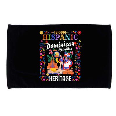 Latin Heritage Dominican Flag Idea Dominican Republic Microfiber Hand Towel