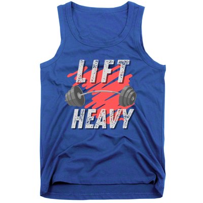 Lift Heavy Deadlift Squat Workout Gym Weightlifting Gift Tank Top