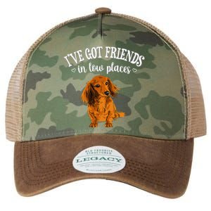 Long Haired Dachshund funny animal lovers Legacy Tie Dye Trucker Hat