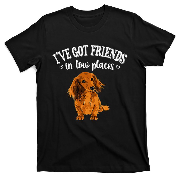 Long Haired Dachshund funny animal lovers T-Shirt