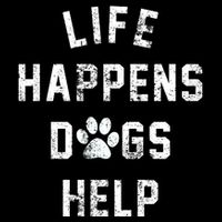Life Happens Dogs Help Youth Performance Sprint T-Shirt