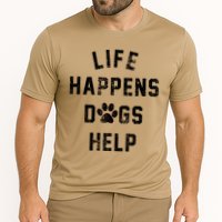 Life Happens Dogs Help Cooling Performance Crew T-Shirt