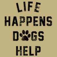 Life Happens Dogs Help Cooling Performance Crew T-Shirt